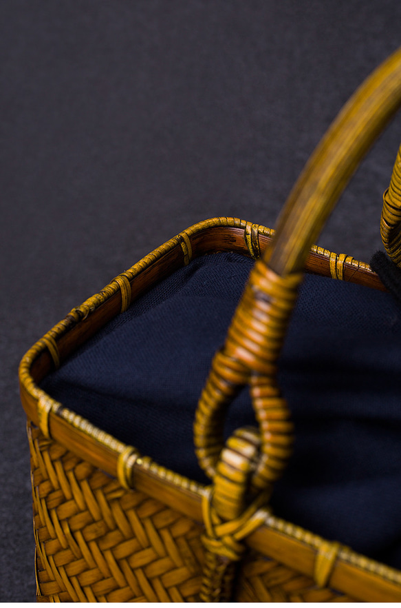 竹かご鞄 大 ハンドバッグ 買い物かご大 竹かご かごバッグ バスケットかご 竹製品 レトロ 茶道茶セット収納袋 和風 