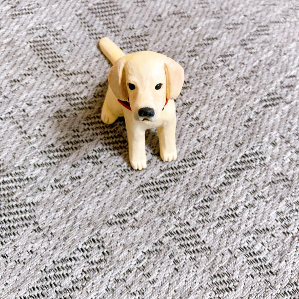 ラブラドール　ミニチュア　犬　フィギュア　置物　オブジェ　粘土 6枚目の画像