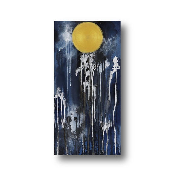 ○ 宋橋教会 ○ ｜オリジナル抽象水墨画｜《夜明け前》 絵画 由夏左伊