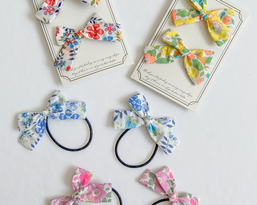 ヘアゴム リバティ ネオンリバティ キッズ 女の子 ヘアゴム ヘア