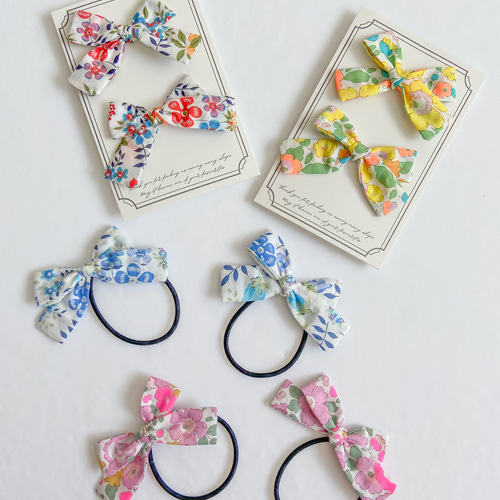 リバティ ハンドメイド ヘアゴム3個242 リバティ ハンドメイド ヘアゴム4個セット 189