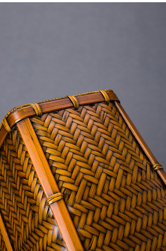 竹かご鞄 大 ハンドバッグ 買い物かご大 竹かご かごバッグ バスケットかご 竹製品 レトロ 茶道茶セット収納袋 和風 