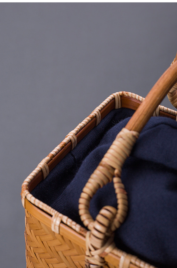 竹かご鞄 大 ハンドバッグ 買い物かご大 竹かご かごバッグ バスケットかご 竹製品 レトロ 茶道茶セット収納袋 和風 
