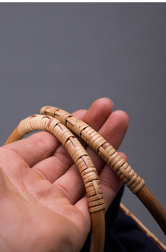 竹かご鞄 大 ハンドバッグ 買い物かご大 竹かご かごバッグ バスケットかご 竹製品 レトロ 茶道茶セット収納袋 和風 