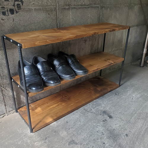 シューズラック 男前インテリア 棚 テレビボード ラック マルチ