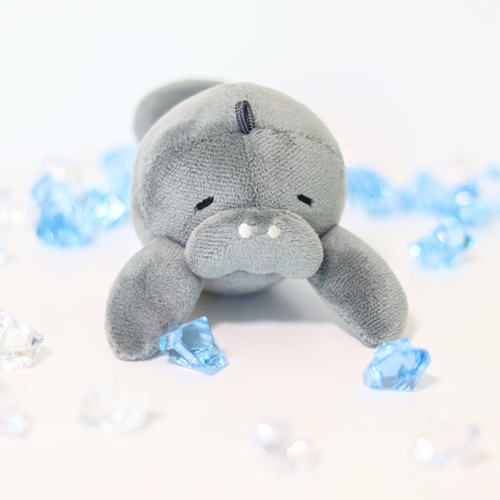 受注製作◎マナティーさん ぬいぐるみマスコット ぬいぐるみ ゆふなむ