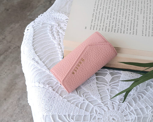 キーケース-sottile- / ピンク / 薄ピンク / 持ちやすい / スマート