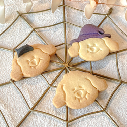 【ハロウィン】〈Sサイズ〉マロンくん（フェイス）クッキー型/かぼちゃ/パンプキン/おばけ/キャンディ/プードル/犬 4枚目の画像