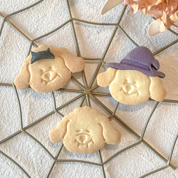 【ハロウィン】〈Sサイズ〉マロンくん（フェイス）クッキー型/かぼちゃ/パンプキン/おばけ/キャンディ/プードル/犬 3枚目の画像