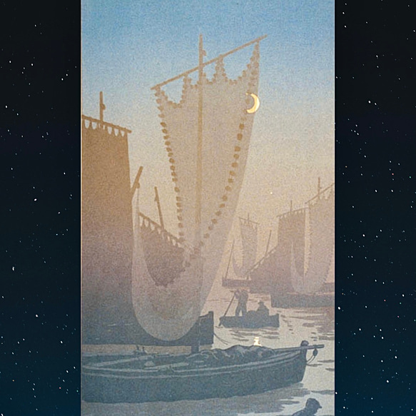 月夜の海ネックレスII パープル 6枚目の画像