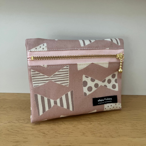 移動ポケット☆フタにファスナー付き☆ハンドメイド☆女の子