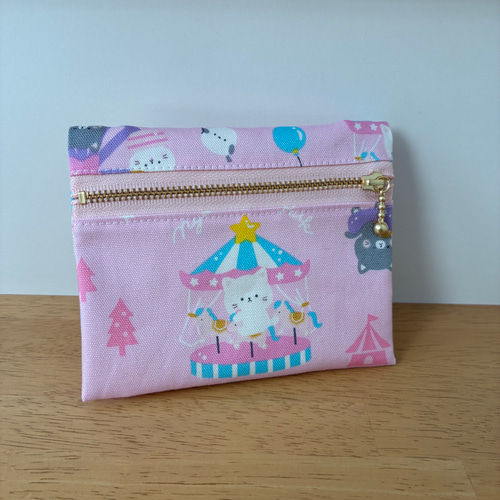 移動ポケット☆フタにファスナー付き☆ハンドメイド☆女の子☆男の子