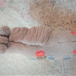 あみぐるみ　編み込み毛糸のダーラナホース　毛糸　馬　ぬいぐるみ　ポニー　ダーラヘスト 6枚目の画像