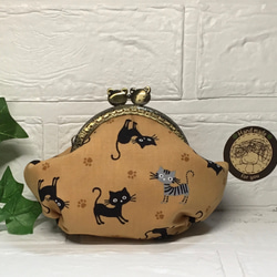 大人気／ミナペルホネン/タンバリンのミニサイズがま口ポーチ がま口
