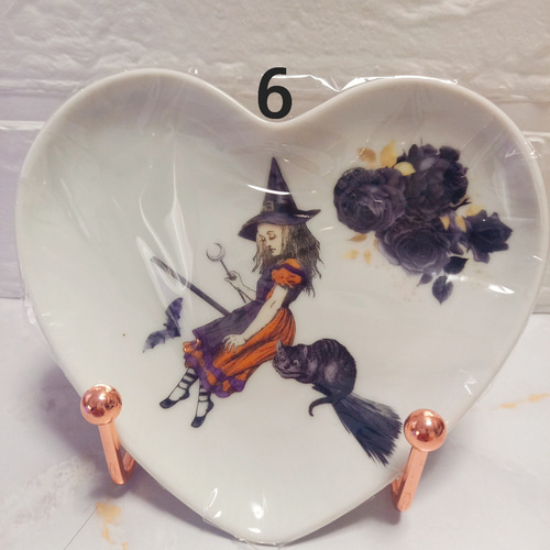 ピングー レトロ ハート型 お皿 絵皿 プレート　3枚 ピンクハート》プレート（大） | Shop UK Walker