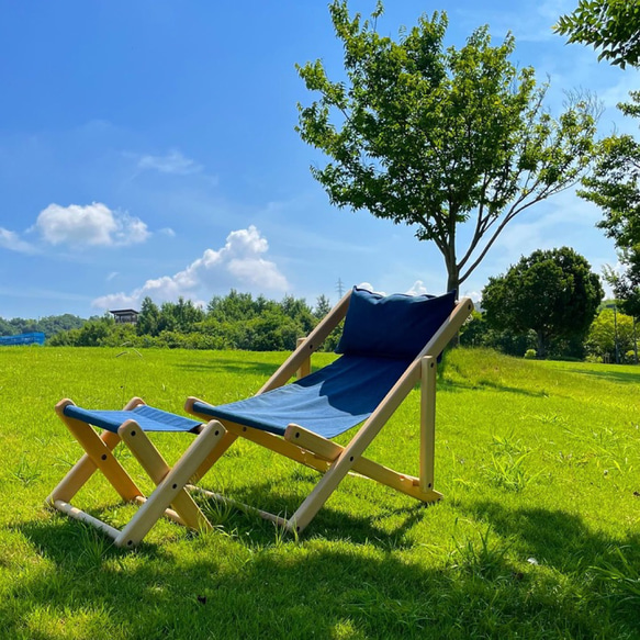 Chill Time Relax Chair【受注生産】リラックスチェア　折り畳み　持ち運び　アウトドア　キャンプ 8枚目の画像