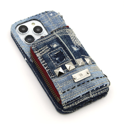 デニムiPhone・スマホケース_Gemini - iPhone15ProMAX,14Plus,SE