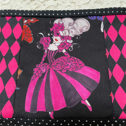 ♡マスカレードキルティングポーチ♡ハンドメイド　ロラライハリス ♡マスカレードキルティングポーチ♡ハンドメイド ロラライハリス