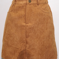 Corduroy Jacket＋Skirt 2P SET UP light brown セットアップ ブラウン レトロ 9枚目の画像