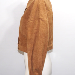 Corduroy Jacket＋Skirt 2P SET UP light brown セットアップ ブラウン レトロ 11枚目の画像