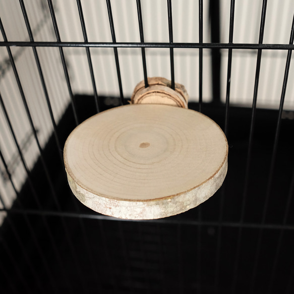 丸太のおやすみボード S｜白樺パーチ 7枚目の画像