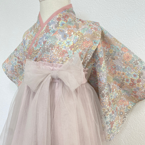 受注生産✨送料無料】ベビー・キッズ袴＊リバティ マーガレットアニー