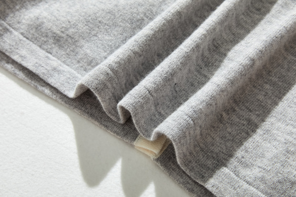 ★即納★上質ウールで大人カジュアル　メリノウール100％カーディガン　配色 230917-1 10枚目の画像