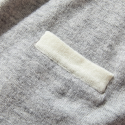 ★即納★上質ウールで大人カジュアル　メリノウール100％カーディガン　配色 230917-1 5枚目の画像