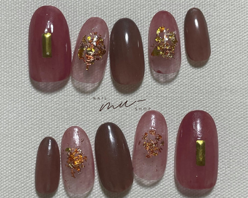 ネイルチップ(キュートなピンク ニュアンスネイル) ネイルチップ（つけ