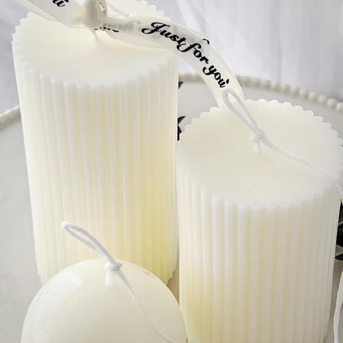 インテリアキャンドル3点セット 無香料 キャンドル・キャンドル