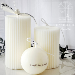 インテリアキャンドル3点セット 無香料 キャンドル・キャンドル