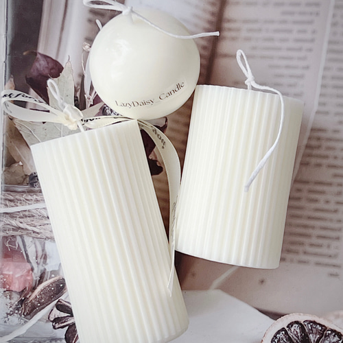 インテリアキャンドル3点セット 無香料 キャンドル・キャンドル