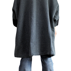 刺子式柔軟棉質束腰外衣 (BFS-187-01) 第6張的照片