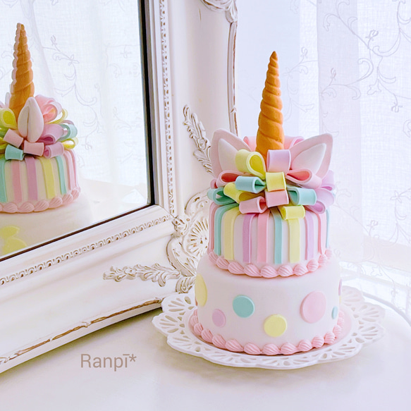 クレイケーキ〜shop 「Ranpī」ご紹介〜② クレイケーキ*クレイクリームケーキ*ティアラケーキ その他