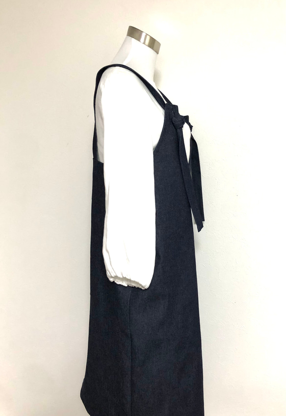 児島デニムサロペットワンピーススカート 16枚目の画像
