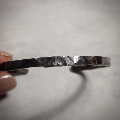 本物の純銀製・刻印有】新作＊メンズ大人気＊ギフトに最適／古代仕上げ