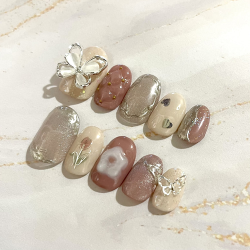 オーダー】ニュアンスネイル| Fairytale |#003 ネイルチップ（つけ爪