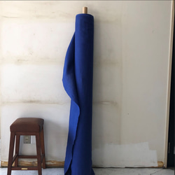 LINEN羽織　French Linen100%　Royal Blue 晴れやかブルー　01112 9枚目の画像