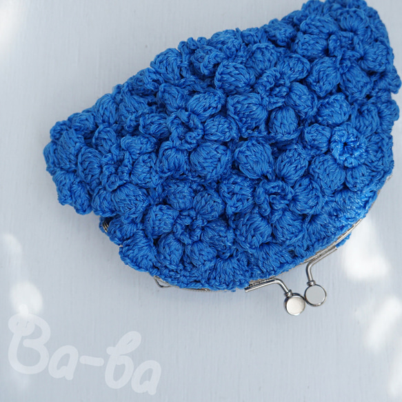 Ba-ba handmade Poppy puff knitting pouch  No.C1699 第1張的照片