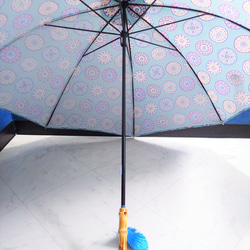 手作り日傘　配られて 水色の飴涼しさう 9枚目の画像