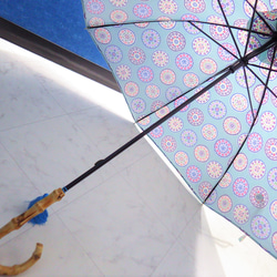 手作り日傘　配られて 水色の飴涼しさう 10枚目の画像