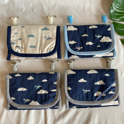 m様オーダー品】入園入学絵本袋手提げ歌留多袋コーデル袋☆さめサメ大