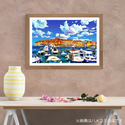 【アートポスター】クロアチア ロヴィニの港（作品No.537） 3枚目の画像