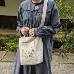 ミナペルホネン・メッツァグリーンBag【metsa/green】2wayトートバッグ