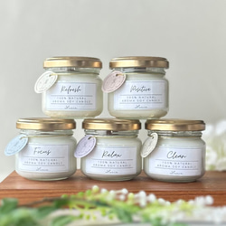 CHRISTMAS】柑橘香るリースのアロマワックスサシェ～frozentangerine