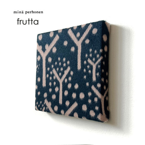 ミナペルホネン ファブリックパネル ボード フルッタ 18×18cm mina