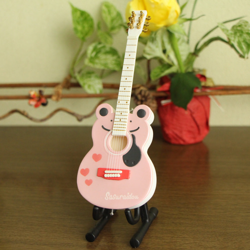 【まこと】カエルギター ロックでかっこいいカエル型エレキギター - ショップ さすらい堂 置物