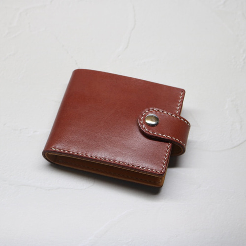 二つ折り財布 本革（ワインレッド） 二つ折り財布 BEE3104 通販