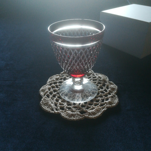 プチワイン】レッド ワイングラス(小) 約128mL ☆切子細工 切子雑貨 手 