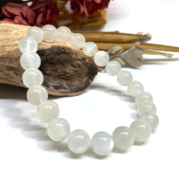ムーンストーン ブレスレット 8mm /パワー 天然石 ストーンブレス